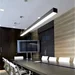 Corp Iluminat LED Liniar 54W 120cm Suspendat/Aplicat Negru